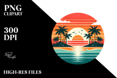 dancing, Tropical Sunset PNG Product Image 2