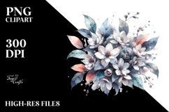 Watercolor Jasmine Clipart Product Image 3