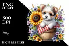 Cute Baby Dog PNG Product Image 3