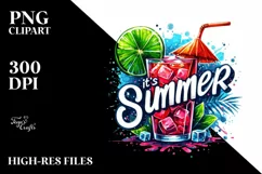 Colorful Cold Drink, High-Res PNG Product Image 1