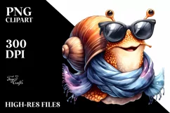 Vibrant Snail Funny Cute Silk Scarf Portrait Product Image 3