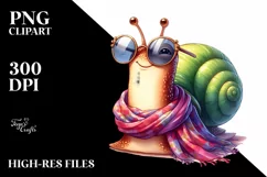 Vibrant Snail Funny Cute Silk Scarf Portrait Product Image 1
