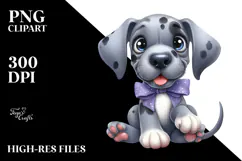 Happy Great Dane Clipart, Transparent PNG Product Image 2