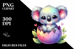 Colorful Baby Hummingbird in Poket | Sublimation | Clipart Product Image 3