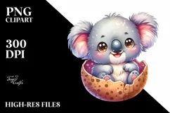 Colorful Baby Hummingbird in Poket | Sublimation | Clipart Product Image 1