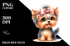 Baby Yorkshire Terrier, Transparent PNG Product Image 2