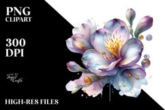 y Flowers Splash Clipart Product Image 3