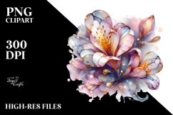 y Flowers Splash Clipart Product Image 3