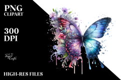 Colorful Butterfly Watercolor Product Image 2
