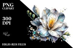 Abstract Detailed Freesia Clipart Product Image 3