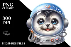Energetic Baby Seal PNG Product Image 2