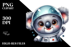 Energetic Baby Koala, Sublimation PNG Product Image 2