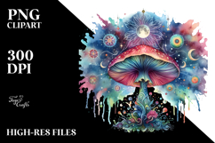 Vibrant Mushroom Tarot PNG Product Image 2