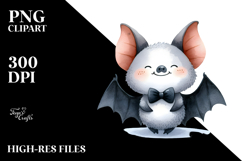 Funny Bat White Background, Transparent PNG Product Image 2