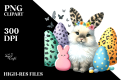 Easter Bunny Peep, Cute PNG Product Image 2