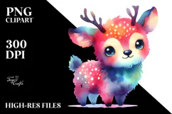 Vibrant Cute Elk PNG Product Image 2
