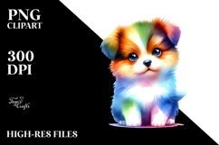 Vibrant Cute Dog PNG Product Image 2