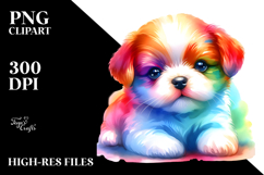 Vibrant Cute Dog PNG Product Image 2