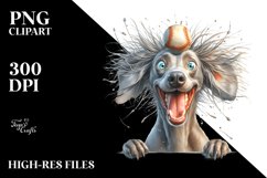 Baseball Weimaraner | Clipart Product Image 3
