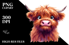 Funny Expressive Cow PNG Product Image 2