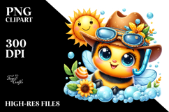 Baby Bee Cowboy Hat PNG Product Image 2