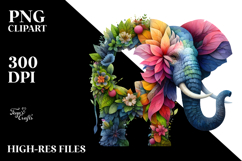 Abstract Vibrant Elephant Plant Leaves, 20 oz Tumbler Product Image 2