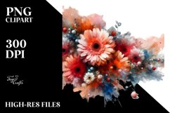 Abstract Artistic Large Gerbera Clipart Product Image 1
