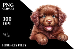 Happy Baby Chesapeake Bay Retriever PNG Product Image 2