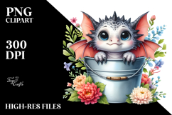 Cute Baby Dragon PNG Product Image 2