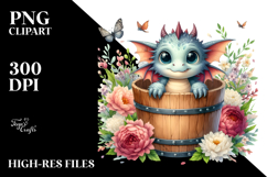 Cute Baby Dragon PNG Product Image 2