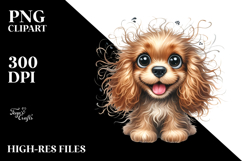 Watercolor Cocker Spaniel PNG Product Image 2