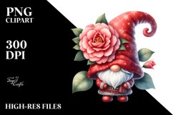 Adorable Gnome with Big Hat, PNG Product Image 2