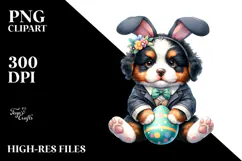 Cute Bernese Mountain Dog PNG Product Image 2