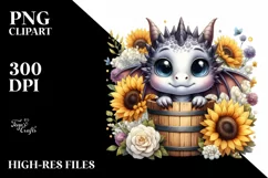 Cute Baby Dragon, High-Res PNG Product Image 3