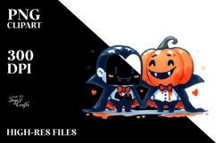 Simple Funny Halloween Vampire PNG Product Image 2