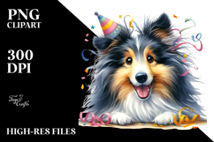 Happy Baby Collie PNG Product Image 2