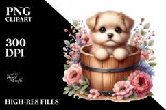 Cute Baby Dog PNG Product Image 3