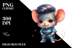 Vibrant Baby Mouse Playing PNG Product Image 2