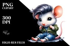 Cute Baby Mouse Playing, High-Res PNG Product Image 2