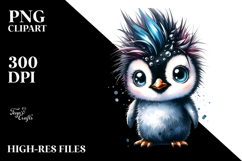 Bird with Punk Look PNG Product Image 2