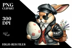 Goofy Bunny in Bandana and es PNG Product Image 2