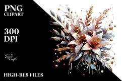 Shiny Lobelia with Golden Insertions PNG Product Image 2