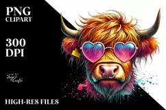 Highland Calf Sunglasses PNG Product Image 2