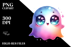 Glowing Baby Ghost, Vibrant PNG Product Image 2