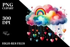 Cloud Hearts PNG Product Image 2
