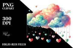 Cloud Hearts PNG Product Image 2