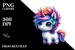 Funny Baby Unicorn PNG Product Image 2
