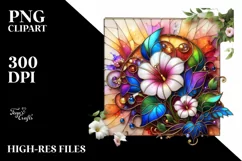 Watercolor Luxury Flower Splash Clipart Product Image 1