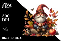 Autumn Gnome PNG Product Image 1