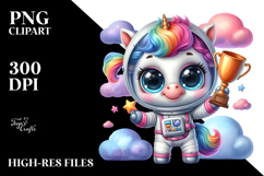 Unicorn Trophy PNG Product Image 2